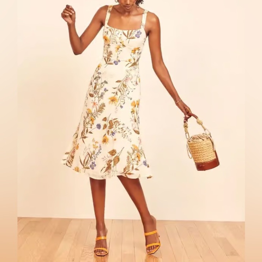 Reformation Camari dress in frolic flowers